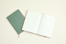 Load image into Gallery viewer, Sage Vegan Suede Journal