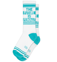 Load image into Gallery viewer, THE FUTURE IS FEMALE GYM SOCKS
