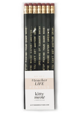 Load image into Gallery viewer, FUNNY #TEACHERSLIFE PENCIL SET