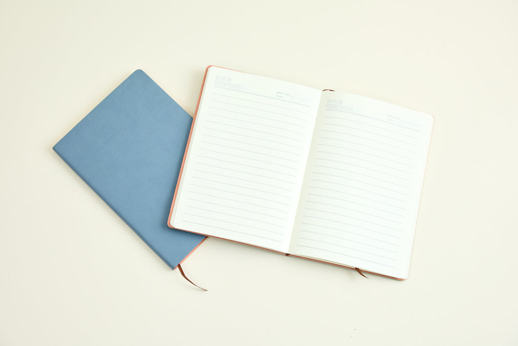 Coastal Calm Vegan Suede Journal