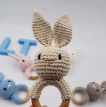 Load image into Gallery viewer, Crochet Bunny Rattle
