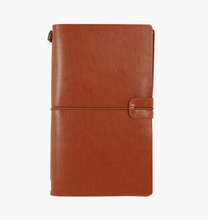 Load image into Gallery viewer, Voyager Nutmeg Journal - Vegan Leather
