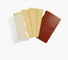 Load image into Gallery viewer, Voyager Nutmeg Journal - Vegan Leather
