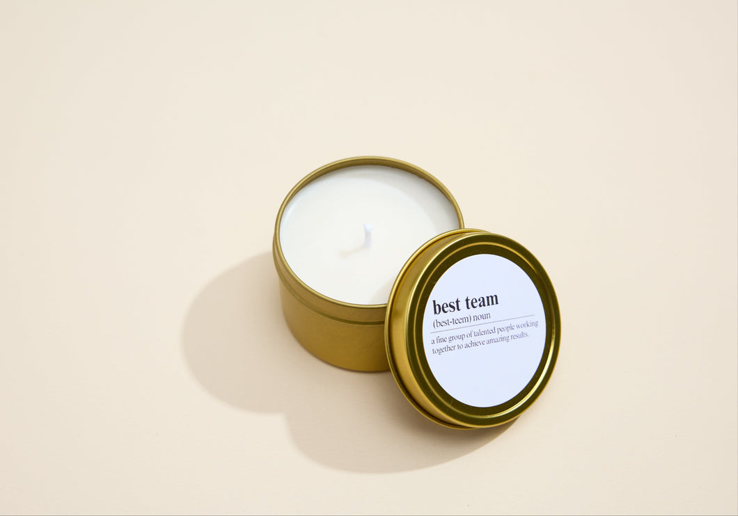 Best Team Soy Candle 4 oz