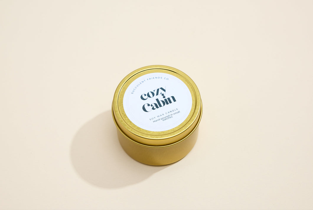 Cozy Cabin 4 Oz Soy Candle