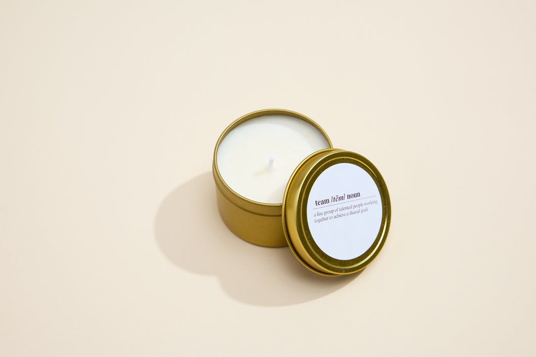 TEAM DEFINITION CANDLE