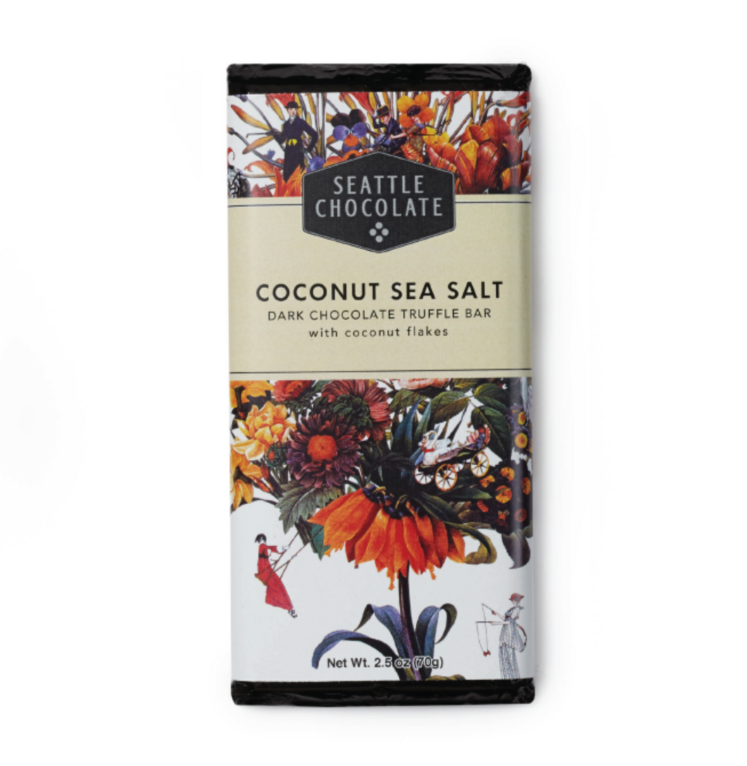 Coconut Sea Salt Truffle Bar - Vegan & Gluten Free
