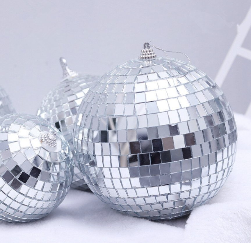 Mini Silver Disco Ball