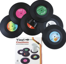 Load image into Gallery viewer, Retro Vinyl Record Coasters
