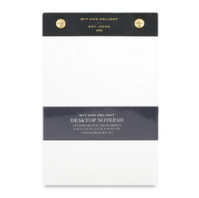 Load image into Gallery viewer, DESK NOTEPAD - WIT &amp; DELIGHT - BLACK
