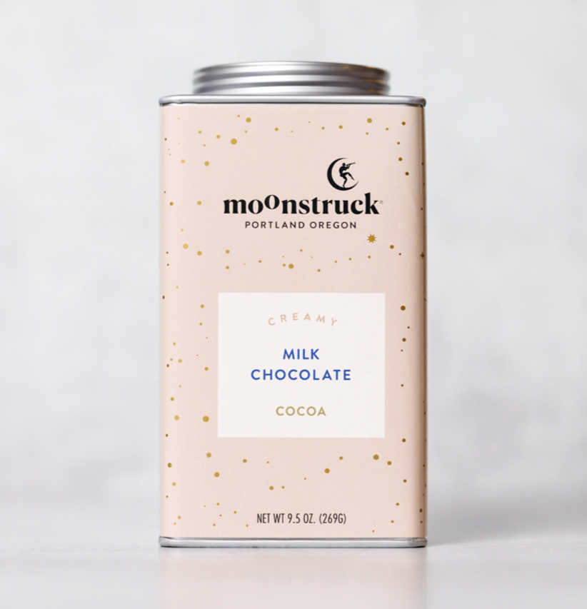 Tin of Milk Chocolate Hot Cocoa - Moonstruck Chocolates