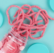 Load image into Gallery viewer, Pink Lemonade Candy Straws- Candy club
